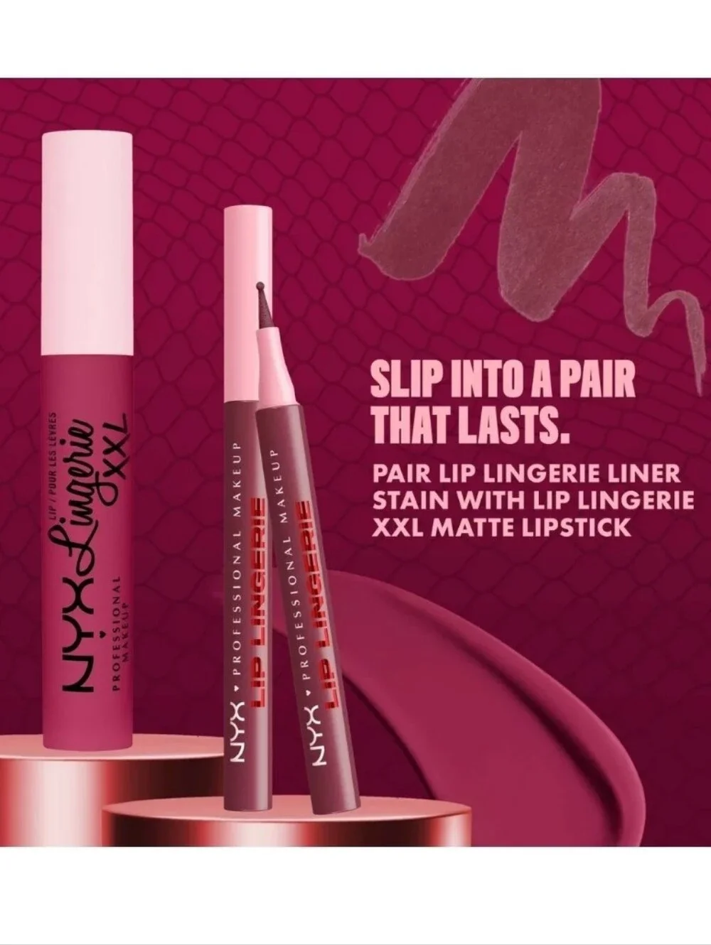 NYX Lingerie Lip Liner Stain Bundle BNIB